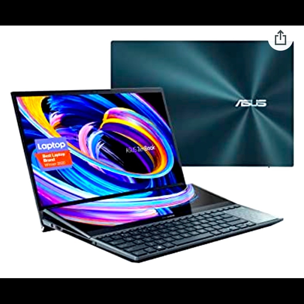 Asus 15” Zenbook pro duo 2021 OLED dual screen laptop (brand new condition)